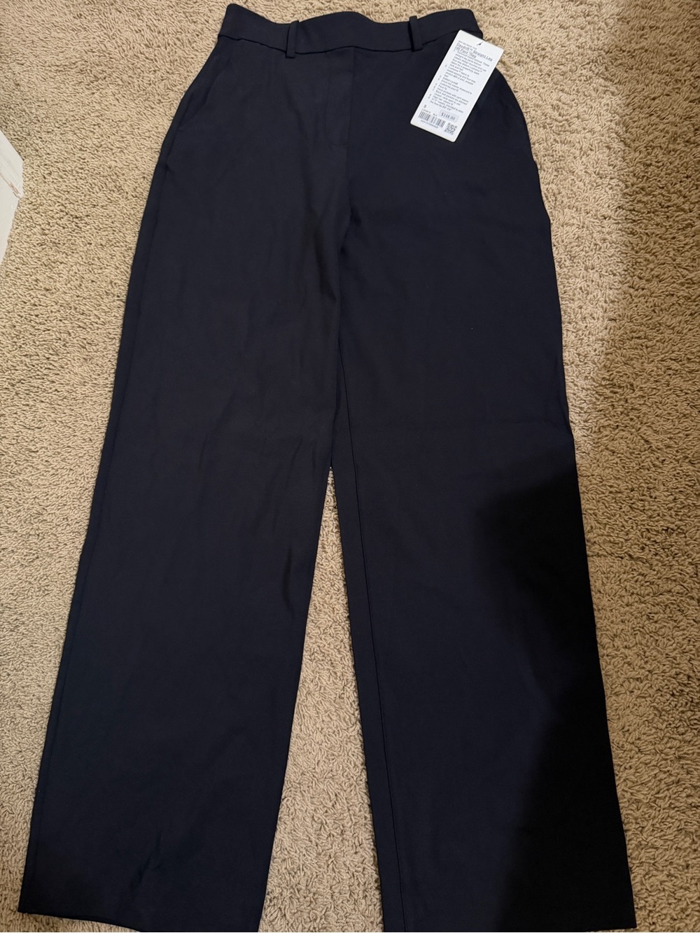 Lululemon NWT Daydrift High-Rise Straight-Leg Trouser Regular S Black